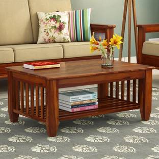 Tanishq Arts Sheesham Wooden Center\Coffee Table for Living Room | Solid Wood Tea Table Solid Wood Coffee Table
