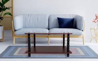 Malbro Tea Table & Coffee Table | Affordable Teapoy for Budget-Friendly Homes Engineered Wood Coffee Table