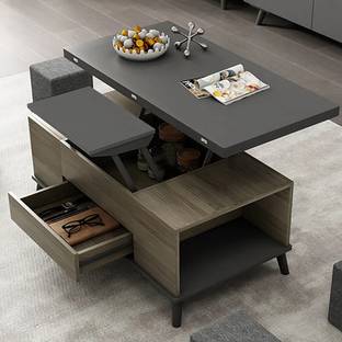 NG Decor 5 Pieces Lift Top Coffee Table Set with Storage Convertible Dining Table Engineered Wood Coffee Table