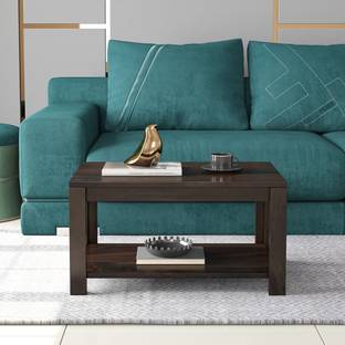 TRUE FURNITURE Mango Wood Coffee/Center Table for LivingRoom/Home/Office(Mohagany Finish) Solid Wood Coffee Table