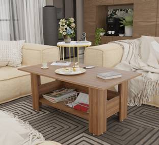 Arizen Multipurpose Engineered Wood Coffee Center Sofa Tea/Teapoy Console Table Engineered Wood Coffee Table