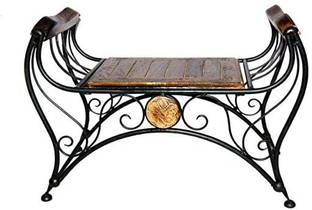 Unique Arts Shoppee Unique Arts Wooden Center Table/Bench for Living Room/ Lounge/ Bedside Table. Solid Wood Coffee Table