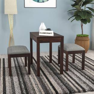 CLANECRAFT Solid Sheesham Wood One Dining Table & 2 Bench Dining Set For Dining Set. Solid Wood Coffee Table