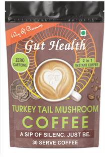 Way Of Pleasure Turkey Tail Mushroom Coffee Premix Zero Caffeine Support Gut Health Instant Coffee