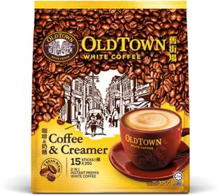 Old Town 2 In 1 Instant Premix White Coffee Cremer 15 Sticks Instant Coffee
