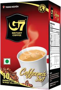 G7 3 in 1 Instant Coffee -Vietnamese Premium Gourmet Coffee Premix- 10 Sachets- Soluble Coffee-Non Dairy Creamer- Sugar- 160 Grams … Instant Coffee