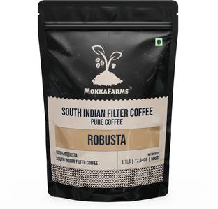 Mokkafarms Robusta Filter Coffee - 500g|100% Robusta, 0% Chicory | Roast & Ground Coffee