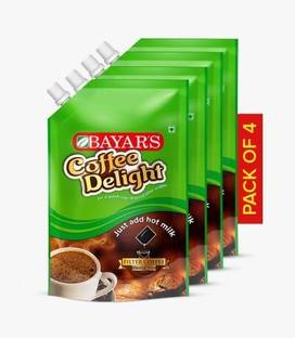bayars Coffee Delight 200 ml pack of 4 Instant Coffee