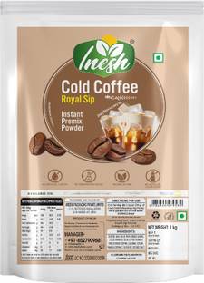 inesh Cold Coffee Royal Sip | Instant Premix Powder Pouch 1kg Instant Coffee