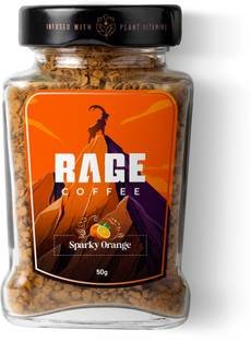 RAGE Coffee 50 Gms Sparky Orange Flavour - Premium Arabica Instant Coffee