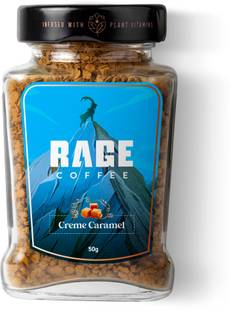RAGE Coffee 50 Gms Creme Caramel Flavour - Premium Arabica Instant Coffee