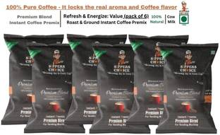 SIPPERS CHOICE Instant Premium Coffee Premix (Value of 6 Pack)|100% Pure Milk| 3 in 1 Coffee Instant Coffee