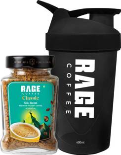 RAGE Silk Blend Classic 60 GMs + Multi-purpose Shaker | Ideal for Gym, Protein Shakes Instant Coffee