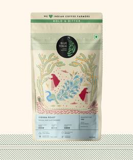 Blue Tokai Coffee Roasters Vienna Roast - Dark Roast (Whole Beans) 250g Roast & Ground Coffee