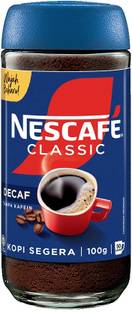 Nescafe Classic Decaf Coffee | Full, Bold Flavour and Rich Aroma | (New Pack) Instant Coffee