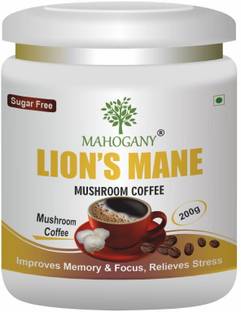 MAHOGANY Lion's Mane Mushroom Mix Coffee- Improves Memory and Focus, Relieves Stress Instant Coffee