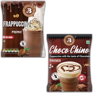 Brew Lab Combo Of Frappuccino Premix + Cappuccino Premix-1 Kg X 2 Instant Coffee