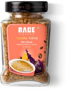 RAGE Flavoured Instant Coffee | Vanilla Velvet Silk Blend 50 GMs | 100% Pure Coffee Instant Coffee