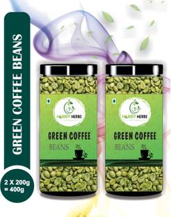 Hobby Herbs Green Coffee Beans 400g for Weight Loss Management | Instant Coffee