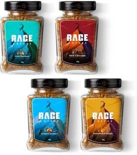 RAGE Pack of 4 Flavoured Instant Coffee