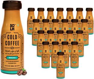 SOLH Mocha Cold Coffee, Ready to Drink Cold Coffee Bottle Instant Coffee