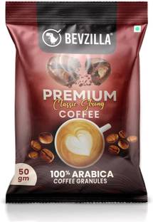 Bevzilla Instant Classic Strong Premium Coffee Powder 50 Grams Instant Coffee