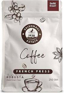 VaishnaviEstate Dark Roast French Press Coffee Roast & Ground Coffee