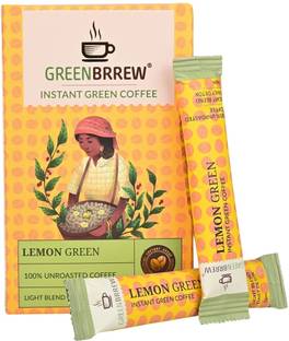 GreenBrrew Green Coffee, Lemon Flavour - (Weight Loss) Instant Coffee