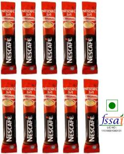 Nescafe 3 in 1 Original 10 Sachets 180g Instant Coffee Instant Coffee