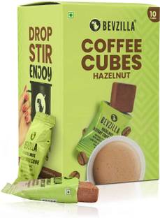 Bevzilla 10 Instant Coffee Cubes Pack with Organic Date Palm Jaggery Instant Coffee