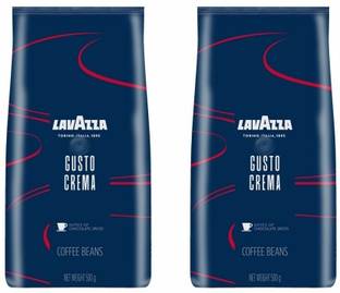 Lavazza Gusto Crema Pack of 2 Coffee Beans