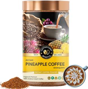 TEACURRY Pineapple Coffee for Digestion & Immunity | Premium Arabica Coffeecurry Instant Coffee