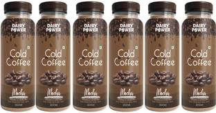 Dairy Power Cold Coffee Protein & No Added Sugar(200ml, Pack of 6) Mocha Flavour Instant Coffee