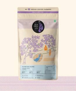 Blue Tokai Coffee Roasters Medium Roast Silver Oak Cafe Blend (Whole Bean) Arabica Freshly Roast & Ground Coffee