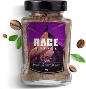 RAGE Coffee - 50 GMS Original Blend - Premium Arabica Instant Coffee