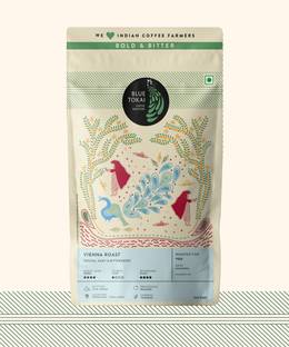 Blue Tokai Coffee Roasters Vienna Roast (Dark Roast) Coffee Beans (Aeropress) Roast & Ground Coffee