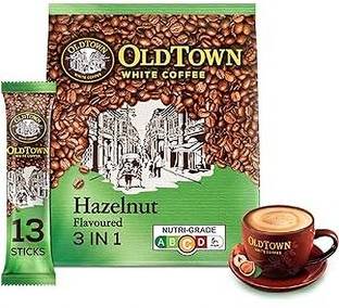 Old Town White Coffee 3in1 Hazelnut Flavour Instant Coffee Premix Instant Coffee