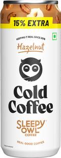 Sleepy Owl Hazelnut Cold Coffee Cold Brew Coffee
