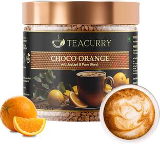 TEACURRY Choco Orange Coffee- Premium Arabica Roasted Beans Coffee - No Artificial Flavor Roast & Ground Coffee