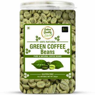 Online Quality Store Green Coffee Beans- 300g| Pure & Natural Coffee Beans for Weight Loss Management Coffee Beans