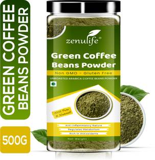 zenulife Green Coffee Beans Powder for Weight Loss Management Instant Coffee