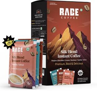RAGE Sachets | Pack of 30 |Premium Bold & Smooth Instant Coffee
