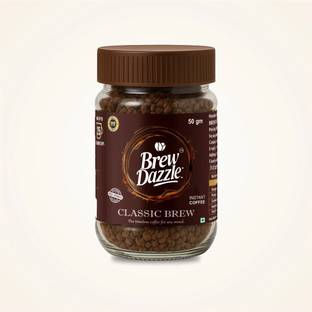 Brewdazzle Classic Brew / Instant Coffee /100% Arabica/ Rich & Smooth / Powder Instant Coffee