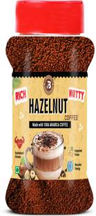 Brew Lab Rich & Nutty Hazelnut Coffee | Made With 100% Arabica Coffee | Boosted Energy | Instant Coffee