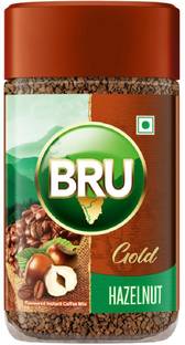 BRU Gold Freeze Dried Hazelnut 55gm Instant Coffee