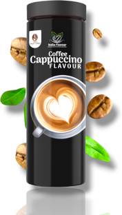 India Flavour Cappuccino Instant Coffee , Hot And Cold Coffee | No Chicory | Flavoured Coffee Roast & Ground Coffee