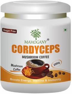 MAHOGANY Cordyceps Mushroom Mix Coffee- Boosts Energy, Stamina and Immunity Instant Coffee