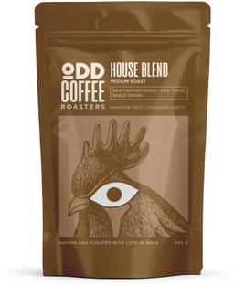 ODD COFFEE ROASTERS Pourover | House Blend | 60:40 Blend | Chocolaty & Nutty | AAA Grade | Medium Roast & Ground Coffee