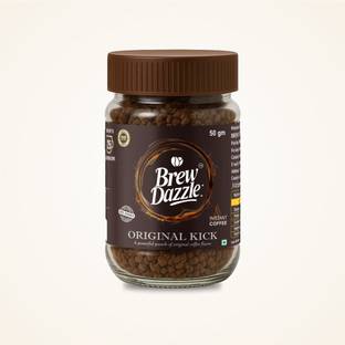 Brewdazzle Original Kick / Instant Coffee /100% Arabica/ Rich & Smooth /Granules Instant Coffee