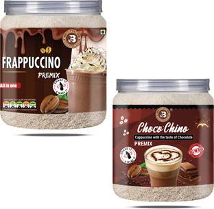 Brew Lab Combo Of Frappuccino Premix And Cappuccino Premix - 250g Each Instant Coffee